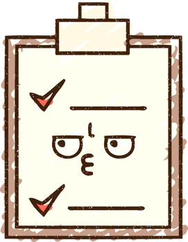Clipboard Chalk Drawing png