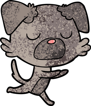 cartoon dog drawing png