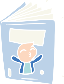 hand drawn cartoon doodle of a magazine png