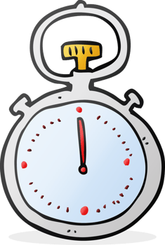 hand drawn cartoon stop watch png