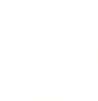 Christmas Pudding Chalk Drawing png