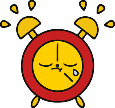 cute cartoon alarm clock png