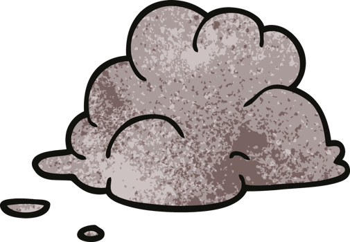 cartoon doodle storm cloud png