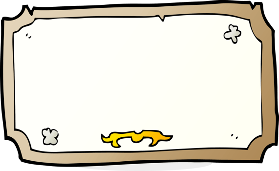 cartoon old frame png