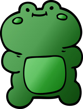 funny cartoon doodle frog png