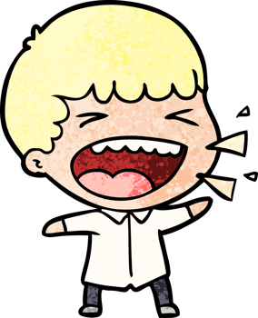 cartoon laughing man drawing png
