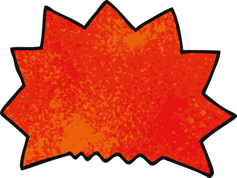 cartoon doodle big  bang explosion png