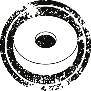 donut graphic circular distressed symbol png