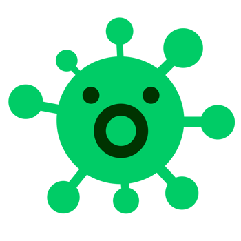 simple gasping virus png