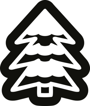 snowy tree icon png