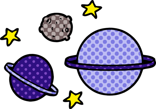 cartoon planets drawing png
