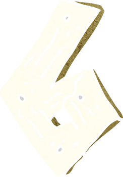 cartoon wooden number png