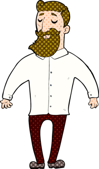 cartoon bearded man png