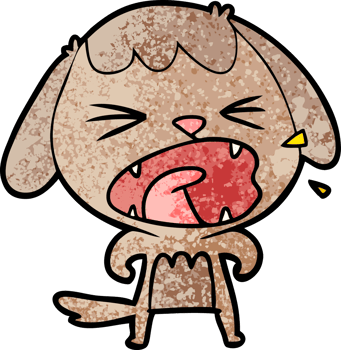 cute cartoon dog drawing png