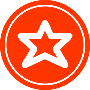 star shape circular icon png