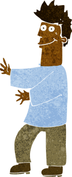cartoon happy man png