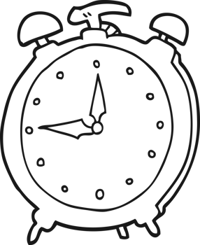 cartoon alarm clock png