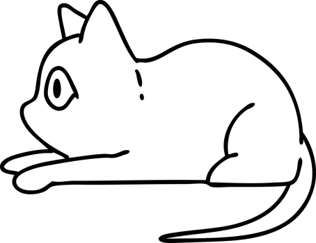 pet cat staring png