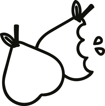 bitten pears icon png