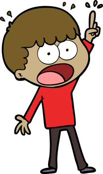cartoon shocked man drawing png