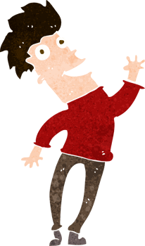 cartoon man in red shirt and brown pants png