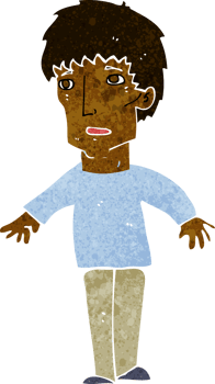 cartoon surprised man png