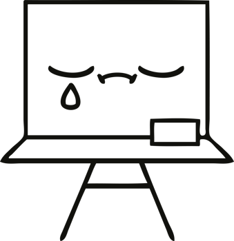 line drawing cartoon chalkboard png