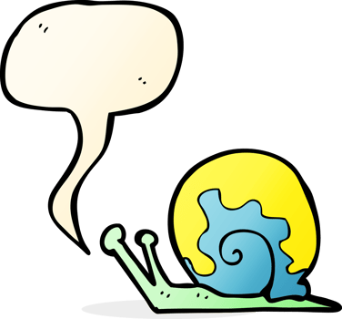 cartoon snail with speech bubble png