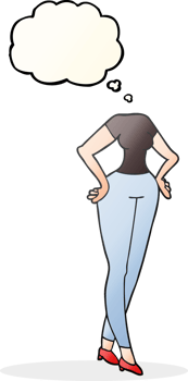 thought bubble cartoon headless body add own photographs png