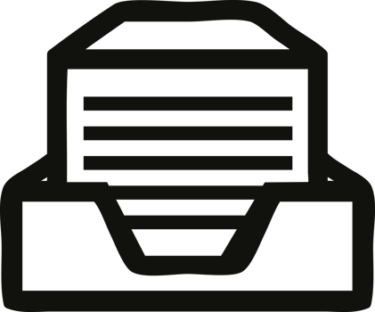 office paper stack icon png
