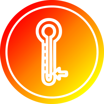 low temperature circular in hot gradient spectrum png