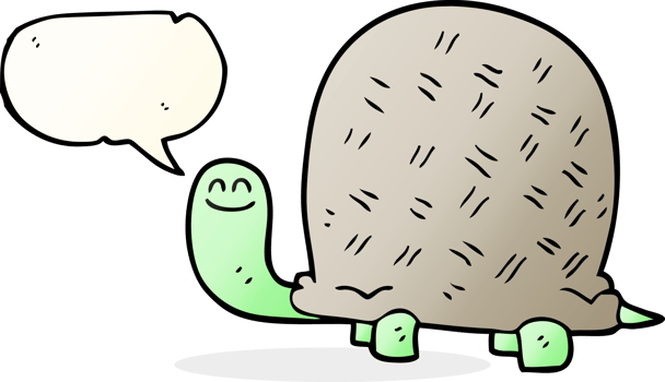 speech bubble cartoon tortoise png