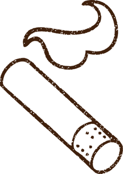 Cigarette Charcoal Drawing png