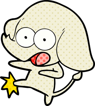 cute cartoon elephant drawing png