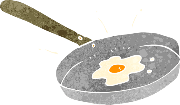 cartoon fried egg png