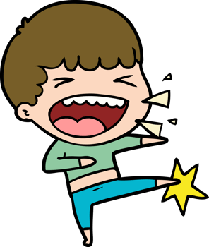 cartoon laughing man drawing png