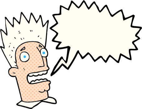 comic book speech bubble cartoon shocked man png
