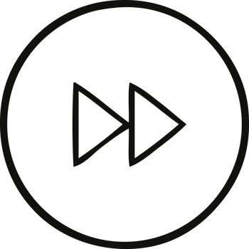 line drawing cartoon fast forward button png