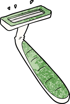cartoon disposable razor drawing png