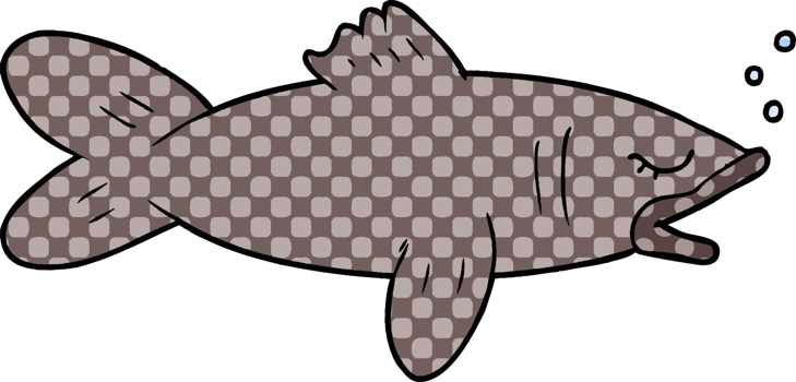 cartoon fish drawing png