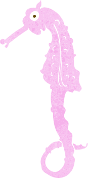 cartoon sea horse png