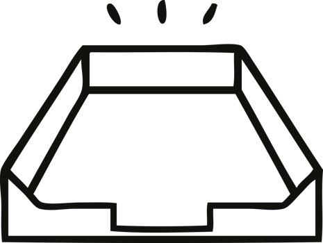 line drawing cartoon in box png