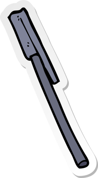 sticker of a cartoon pen png