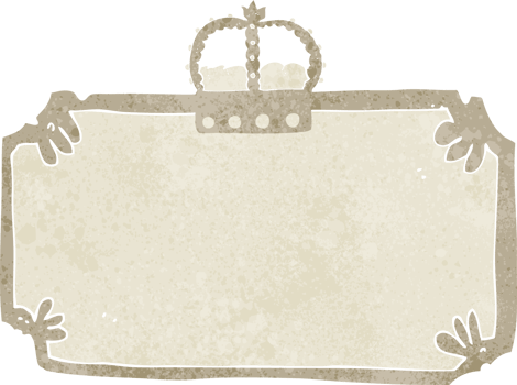 cartoon old frame banner png