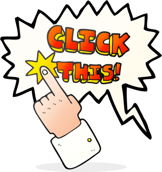 speech bubble cartoon click this symbol with hand png