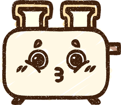 Toaster Chalk Drawing png