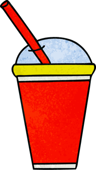 quirky hand drawn cartoon soft drink png