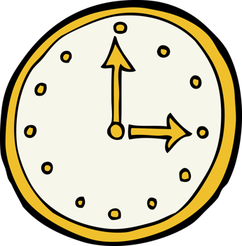 cartoon clock symbol png