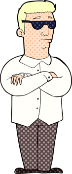 cartoon security guy png