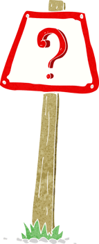 cartoon question mark sign png